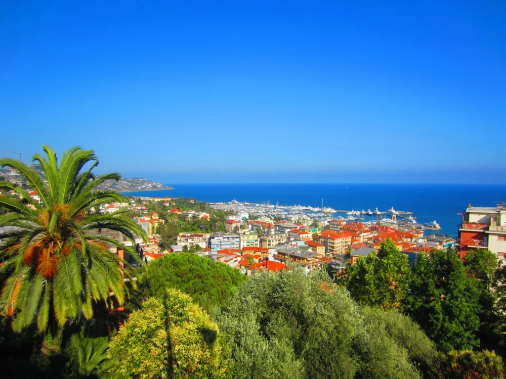 Luxury yacht docked in Antibes Marina, showcasing the charming coastal town, historic fortifications, and sparkling Mediterranean waters